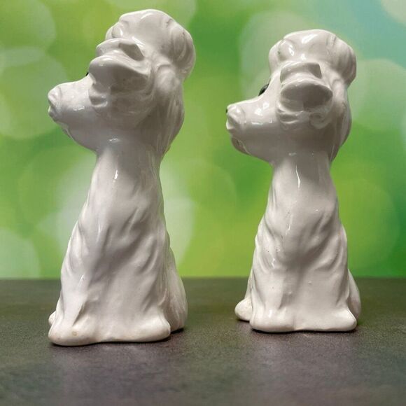 Vintage 1950s Poodle Salt & Pepper Shakers! Great condition. - Picture 3 of 7